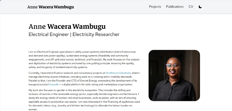 Anne Wacera's Website